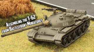 Assembling the Plastic T-62M Tank from Battlefront Miniatures