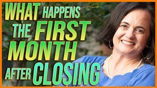 What Happens the First Month After Closing [Closing On A House] #loanwithjen #downpaymentassistance