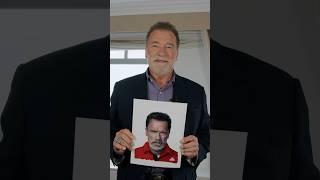 Painting & interviewing Arnold Schwarzenegger!