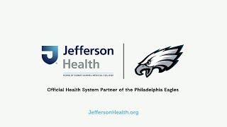 Official Health Partner of the Philadelphia Eagles