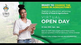 Faculty of Food and Agriculture Virtual Open Day 2020