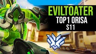 EVILTOASTER TOP 1 ORISA (OVERWATCH, HOLLYWOOD,  S11, TOP500)