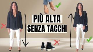 Come VESTIRSI se si è BASSE: 7 trucchi per sembrare più alte SENZA TACCHI!