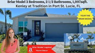 Kenley at Tradition New Homes | Briar Model 3 Bed | 2 1/2 Bath | Port St Lucie FL