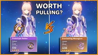 Kokomi Weapon Comparison: Prototype Amber vs Everlasting Moonglow | Genshin Impact