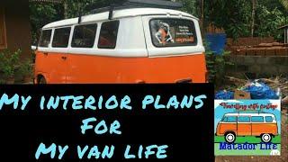 Matador van - my interior Plans for My van life