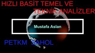 PETKM SAHOL HIZLI BASİT TEMEL VE TEKNİK ANALİZLERİ