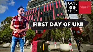 FITST DAY OF UNI VLOG | SWINBURNE UNIVERSITY OF TECHNOLOGY, AUSTRALIA (2022)