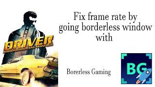 Driver San Francisco Frame Rate Fix. Play this with no stutter on modern systems.