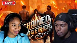 DESHAE FROST AND BROOKLYN FROST PLAY CHAINED TOGETHER * hilarious *￼