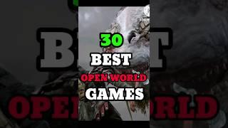 30 BEST Open World GAMES | INSANE GRAPHICS | PC,PS5,PS4 | MUST PLAY GAMES!| #shorts