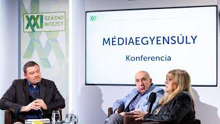 MÉDIARENDSZERVÁLTÁS – Kerekasztal-beszélgetés a XXI. Század Intézet MÉDIAEGYENSÚLY konferenciáján