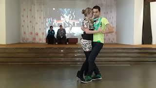 Kizomba dancing. Ilya Subachev & Nadin Kuzmina @ Hot Winter in Siberia