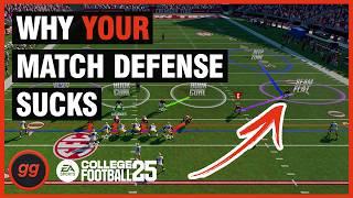 Learn This ONE THING About Match Coverage to Play Better Defense in CFB 25