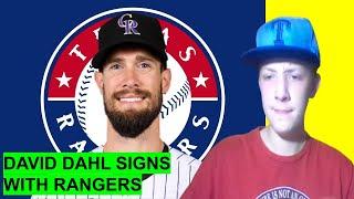 Texas Rangers Sign David Dahl!