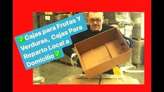 CAJAS PARA FRUTAS Y VERDURAS   ENTREGAS LOCALES #frutas #verduras #cartonajesalboraya