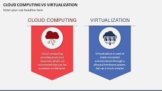 Cloud Computing vs Virtualization Animated PPT Slides