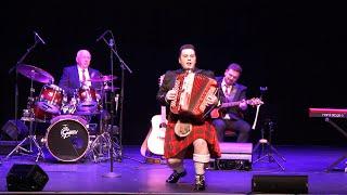 The Celtic Cajun played by Brandon McPhee on accordion live at the Tivoli Theatre in Aberdeen 2024