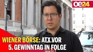 Wiener Börse: ATX vor 5. Gewinntag in Folge