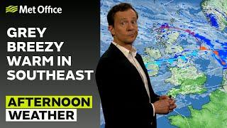 24/06/2025 - Showery rain persisting in North  - Afternoon Weather Forecast UK – Met Office Weather