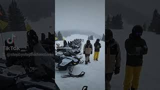 Snowbiling at Good Times Adventure in Breckenridge, CO. #snowmobiling #breckenridge #colorado l