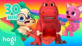 BEST SONGS of the MONTH｜Learn Colors with Dinosaurs and More｜Colors for Kids｜Hogi Colors