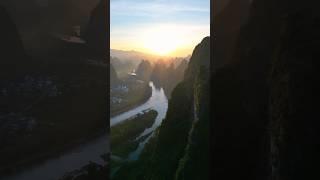 Sunrise + Nature = The Perfect Combo #yangshuo #guilin