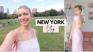 New York Weekend in my Life! Central Park, Union Square Farmers Market, Wedding Guest GRWM