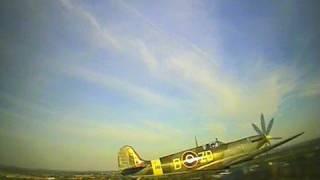 Flying in a P51 Mustang over Goodwood Revival