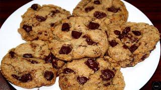 Chewy Choco Chunk Cookies | Chocolate Cookies | Egg Less Cookies | #39