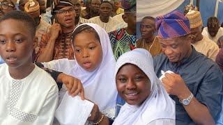 RUKAYAT GAWAT CHILDREN & HUSBAND IN SOBER MOOD AT SPECIAL FIRDAU PRAYER FOR HER