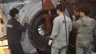 Ship's Main Engine Turbocharger overhaul