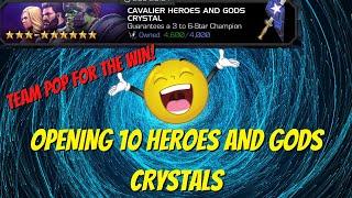 Opening 10 Heroes and Gods Crystals - CEO Luck - Marvel Contest of Champions