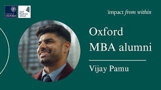 Oxford MBA alumni profile: Vijay Pamu