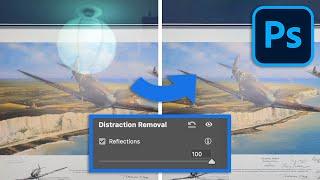 REFLECTION REMOVAL  Magical NEW FEATURE in Photoshop