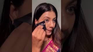 Natural Glowy Festive Makeup Tutorial ft, Vishali Jaikumar |  Festive Makeup look | Myntra #shorts