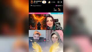 Tiktok live king Mr Patlo live with a new account Ajnabi punishment match with Saba shah