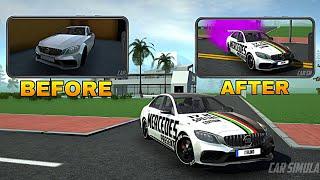 My New Car Mercedes - Benz  C63 AMG Modification  Car Simulator 2 New Update Gameplay