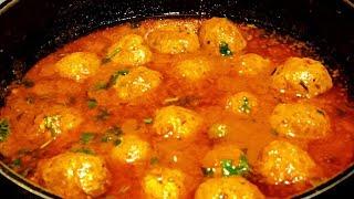 Chicken kofta curry recipe / easy and tasty meatballs recipe by best food house ||