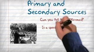 Primary vs Secondary Sources