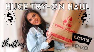 HUGE TRY-ON FALL THRIFT HAUL 2020 | KENZO, LEVI'S, HOME DECOR + MORE!