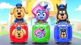 Robot Hotel | Police Chase Dr.Antel | Funny Cartoon | Kids Cartoon | Sheriff Labrador | BabyBus