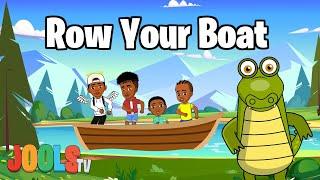 Row Row Row Your Boat | Jools TV Nursery Rhymes & Kids Songs | Fun Songs For Kids