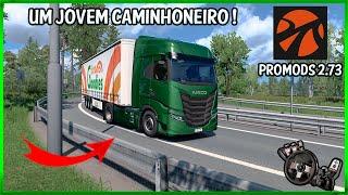 JOGANDO PELA PRIMEIRA VEZ NO PROMODS 2.73 -  EURO TRUCK SIMULATOR 1.53