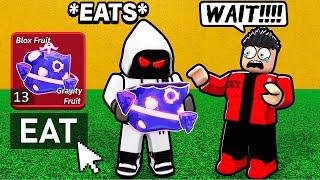 Eating GRAVITY REWORK In Front Of DESPERATE SCAMMERS.. (Blox Fruits)