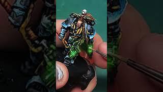 How I paint weapons! Easy OSL #warhammer40k  #miniaturepainting