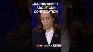 Harris Asked About Gun Confiscation at Debate: She Ignores It #news