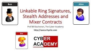 Linkable Ring Signatures, Stealth Addresses and Mixer Contracts