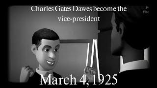 Charles Gates Dawes become the vice-president