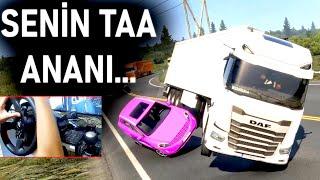 +18 KÜFÜRBAZ ETTİLER! (SİNİR KRİZİ) - KİRKENES MADEN YOLU - ETS 2 MP T300RS GT